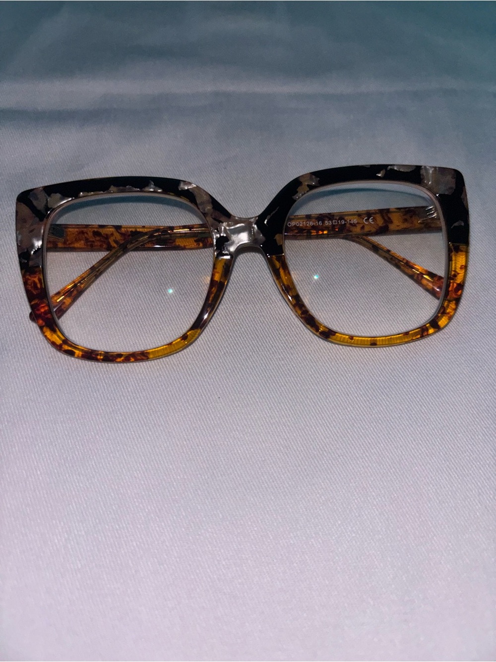 Women’s Tortoiseshell Square Frame Glasses in Brown